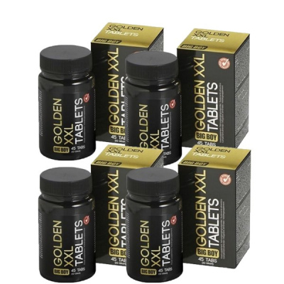 荷蘭 Cobeco BigBoy Golden XXL Tablets 男士增大丸（1個療程） 四盒優惠套裝